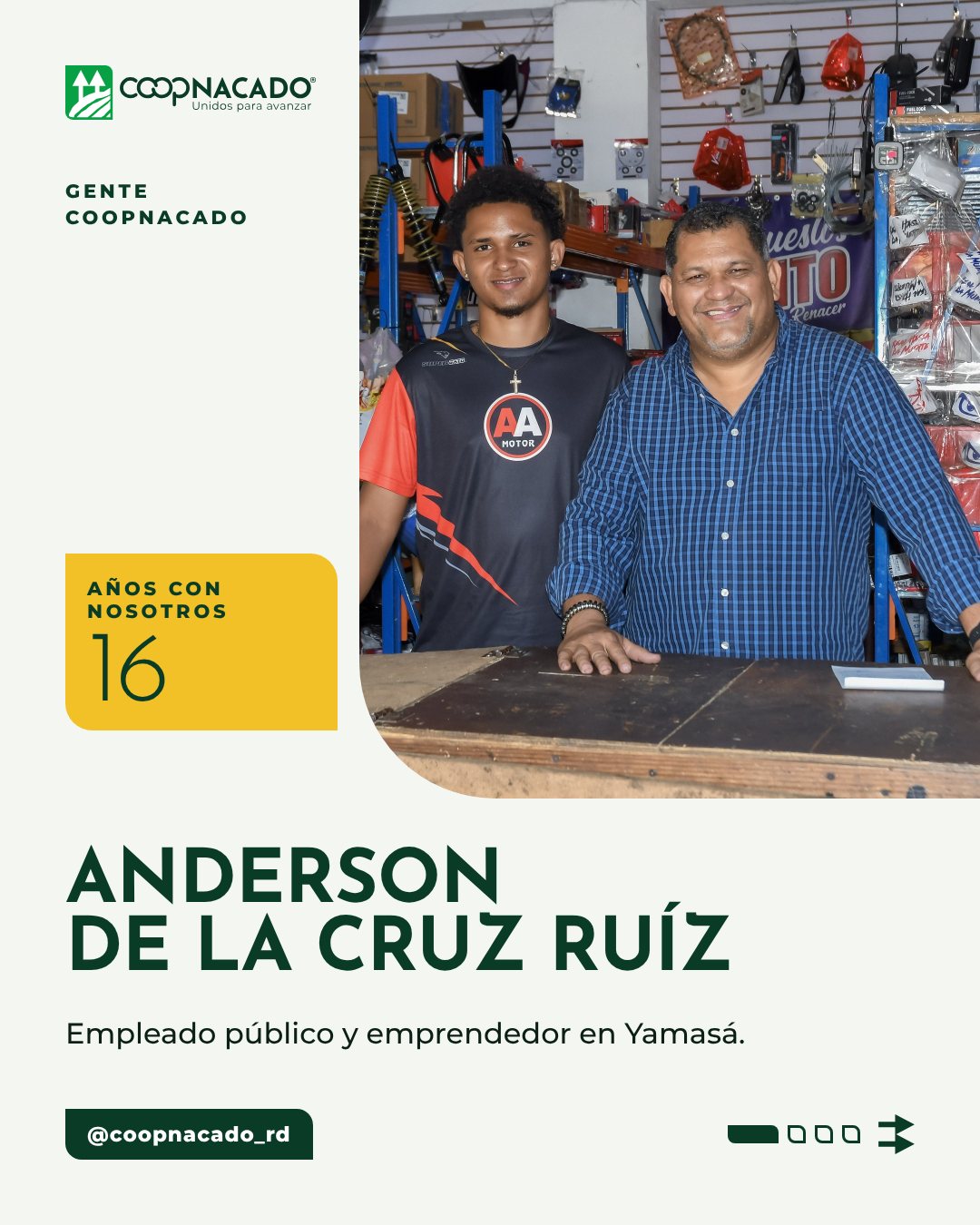 Anderson de la Cruz Ruíz. Lámina 1 de 4 de su historia