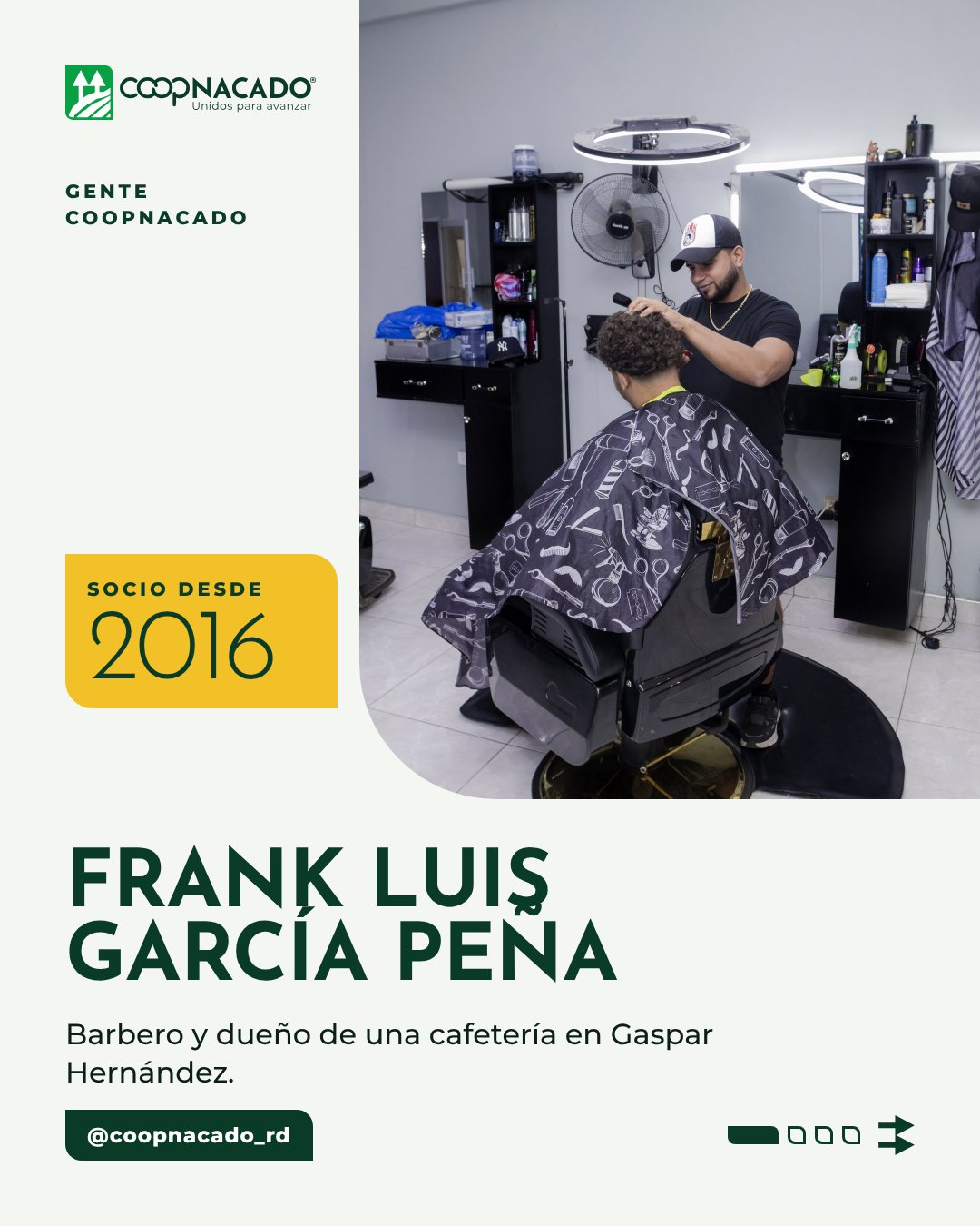 Frank Luis García Peña. Lámina 1 de 4 de su historia