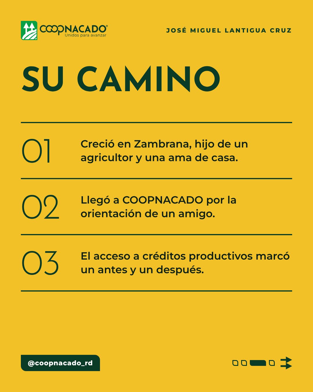 José Miguel Lantigua Cruz. Lámina 3 de 4 de su historia