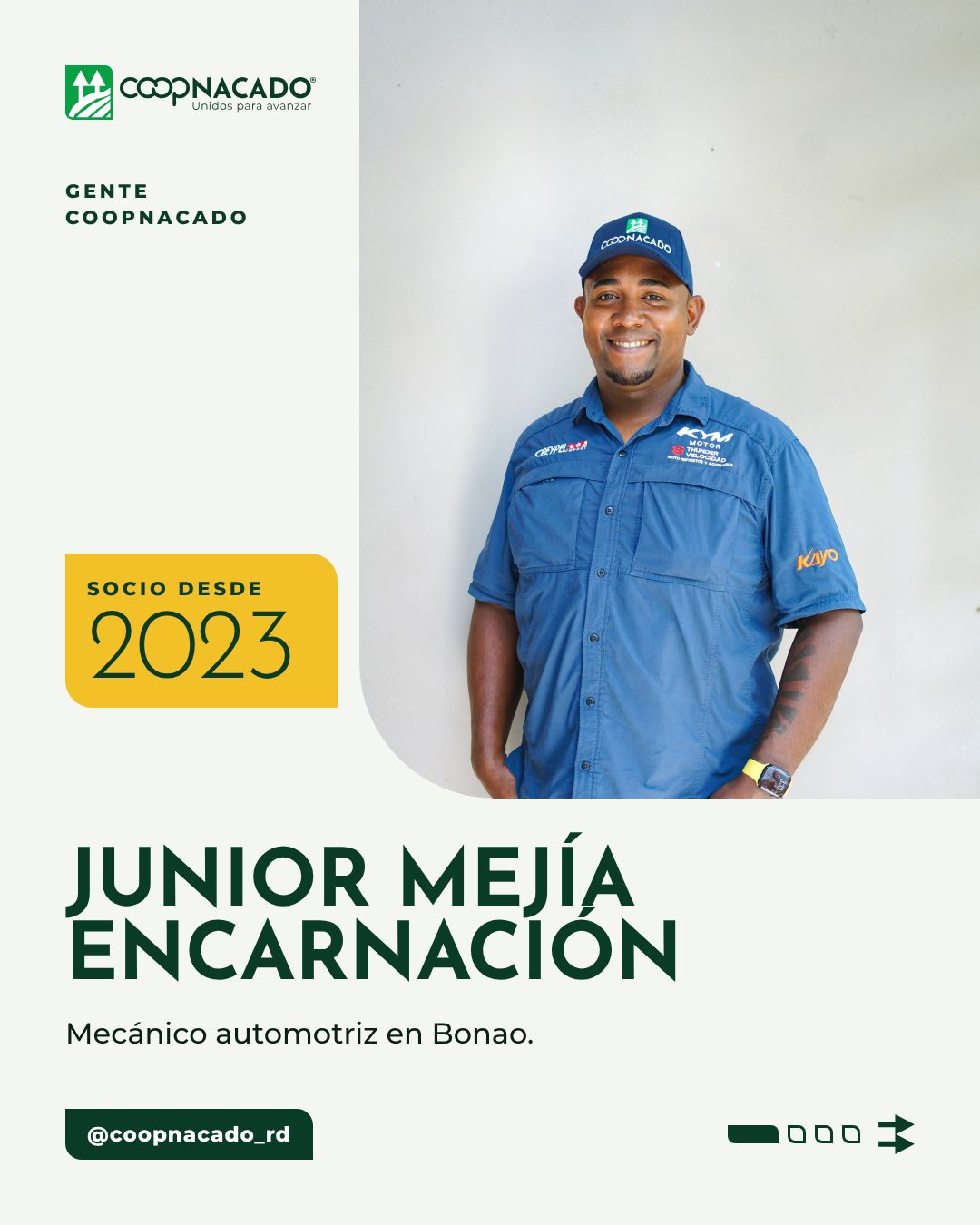 Junior Alexander Mejía Encarnación. Lámina 1 de 4 de su historia
